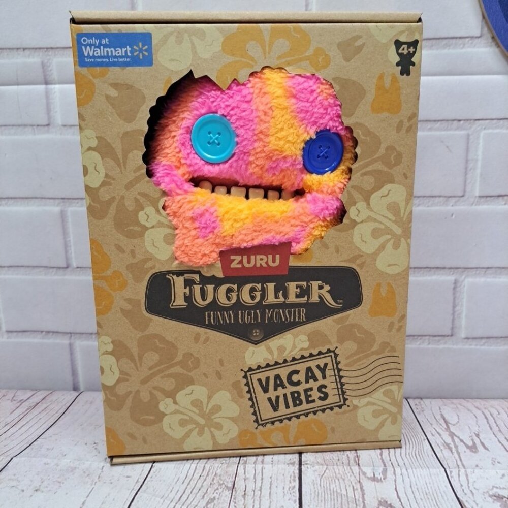 Fuggler Vacay Vibes 9" (Sir Plodge A Lot)‎ Funny Ugly Monster Soft Plush By ZURU